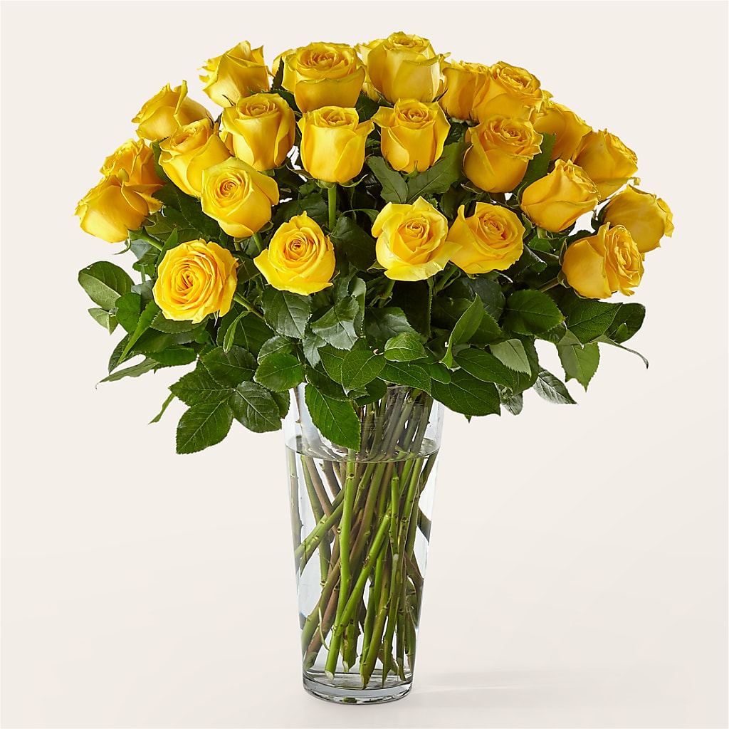 Long Stem Yellow Rose Bouquet – La Maison De Fleur, Pierre Part LA