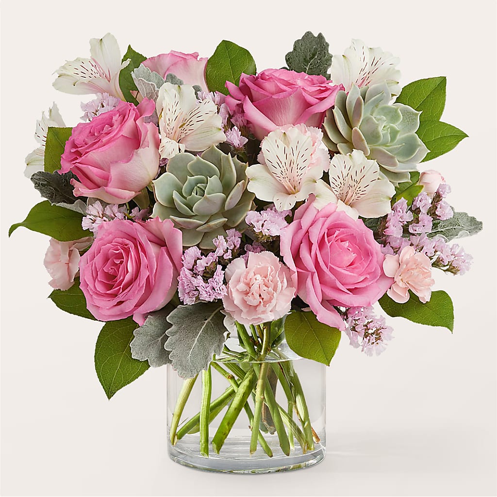 Dusty Rose Bouquet – La Maison De Fleur, Pierre Part LA