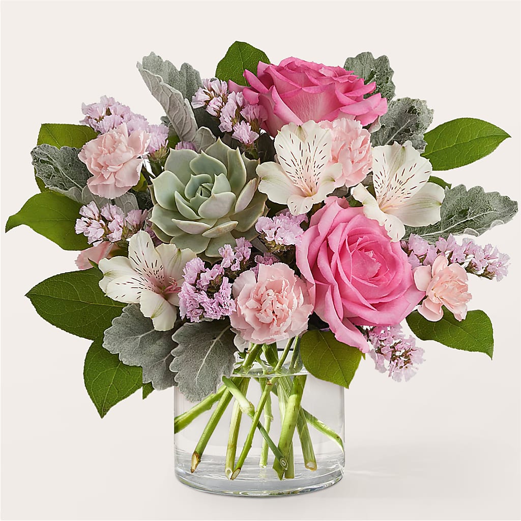 Dusty Rose Bouquet – La Maison De Fleur, Pierre Part LA