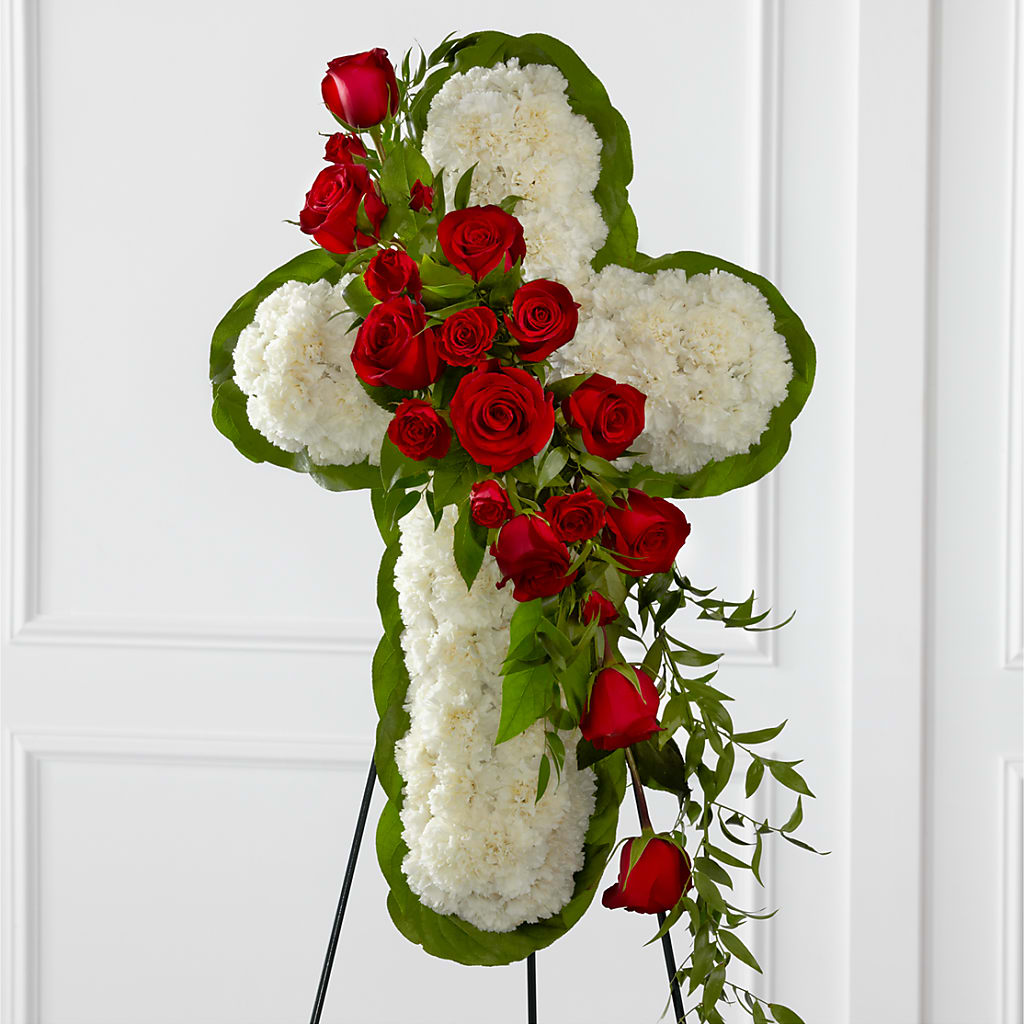 Floral Cross Easel – La Maison De Fleur, Pierre Part LA