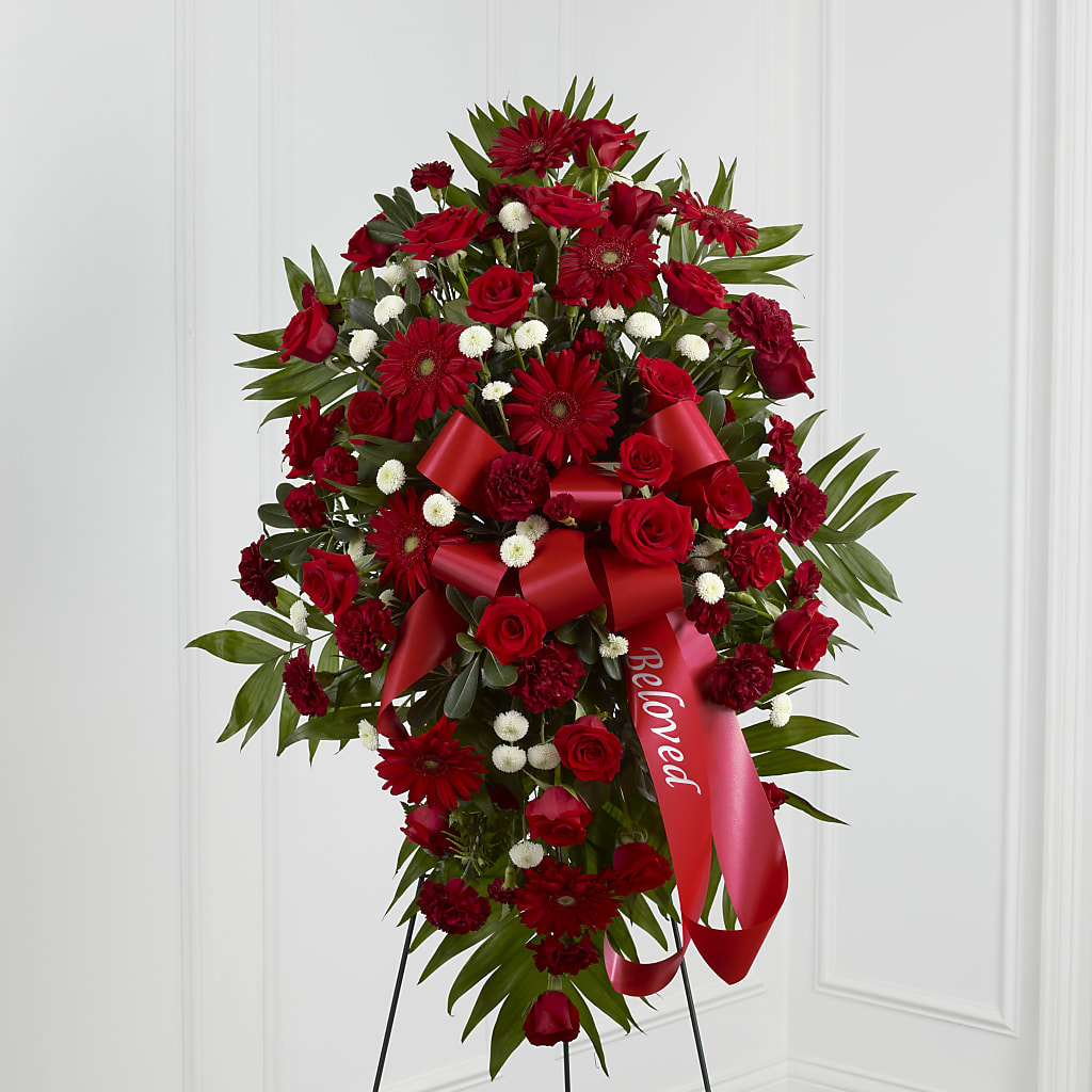 Treasured Memories Standing Spray – La Maison De Fleur, Pierre Part LA