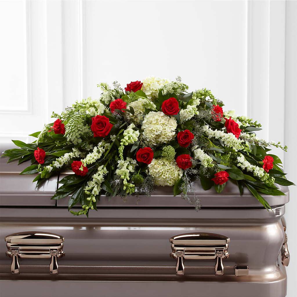 Sincerity Casket Spray – La Maison De Fleur, Pierre Part LA