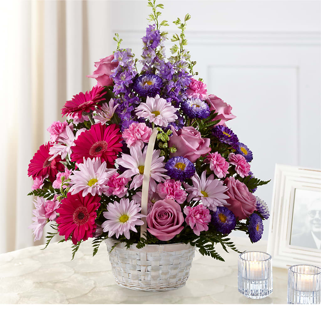 Pastel Peace Basket – La Maison De Fleur, Pierre Part LA