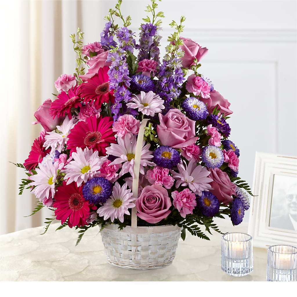 Pastel Peace Basket – La Maison De Fleur, Pierre Part LA