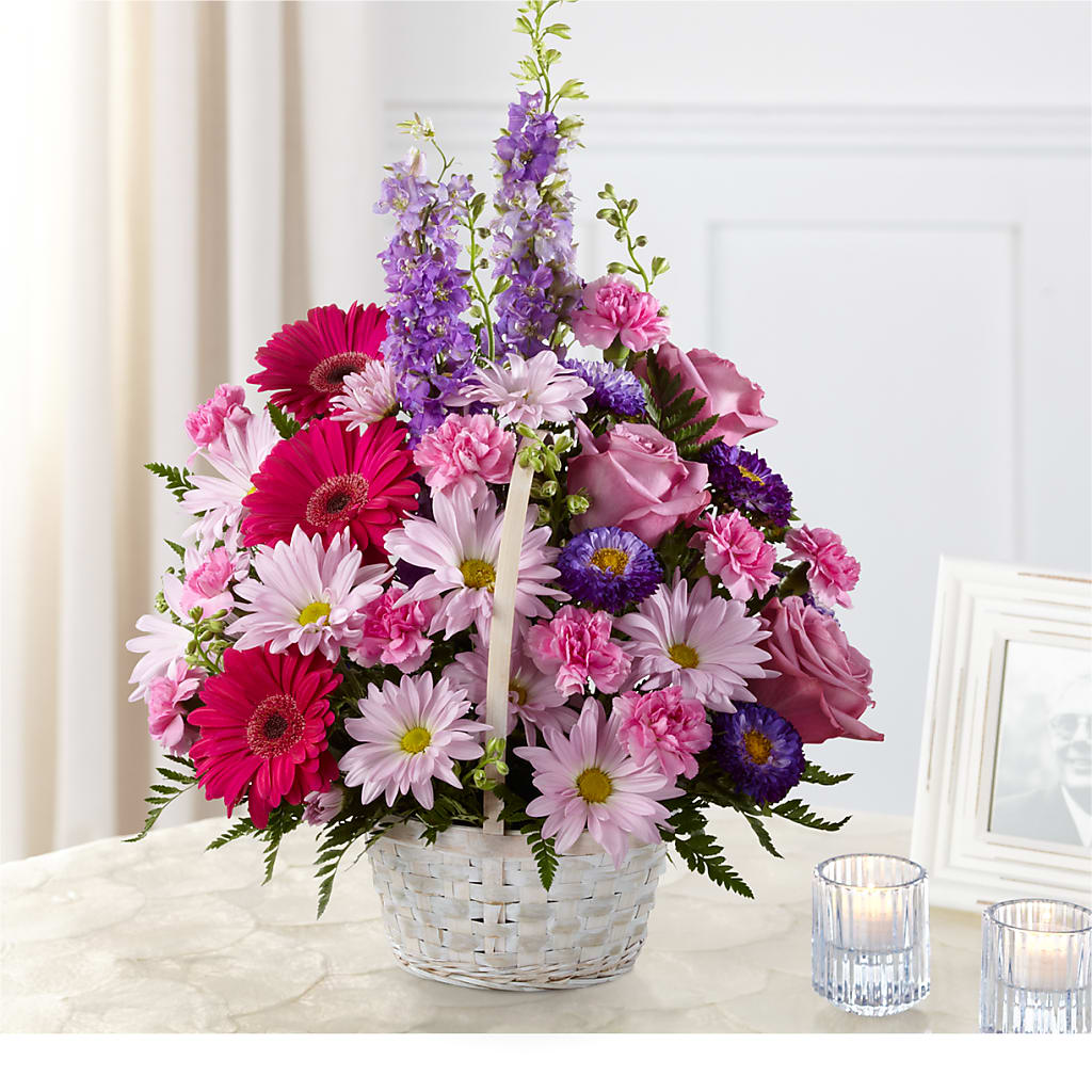 Pastel Peace Basket – La Maison De Fleur, Pierre Part LA
