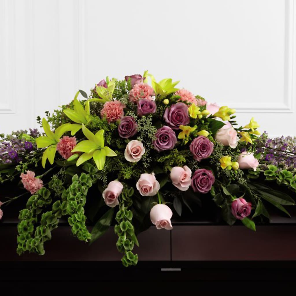 Forever Beloved Casket Spray – La Maison De Fleur, Pierre Part LA