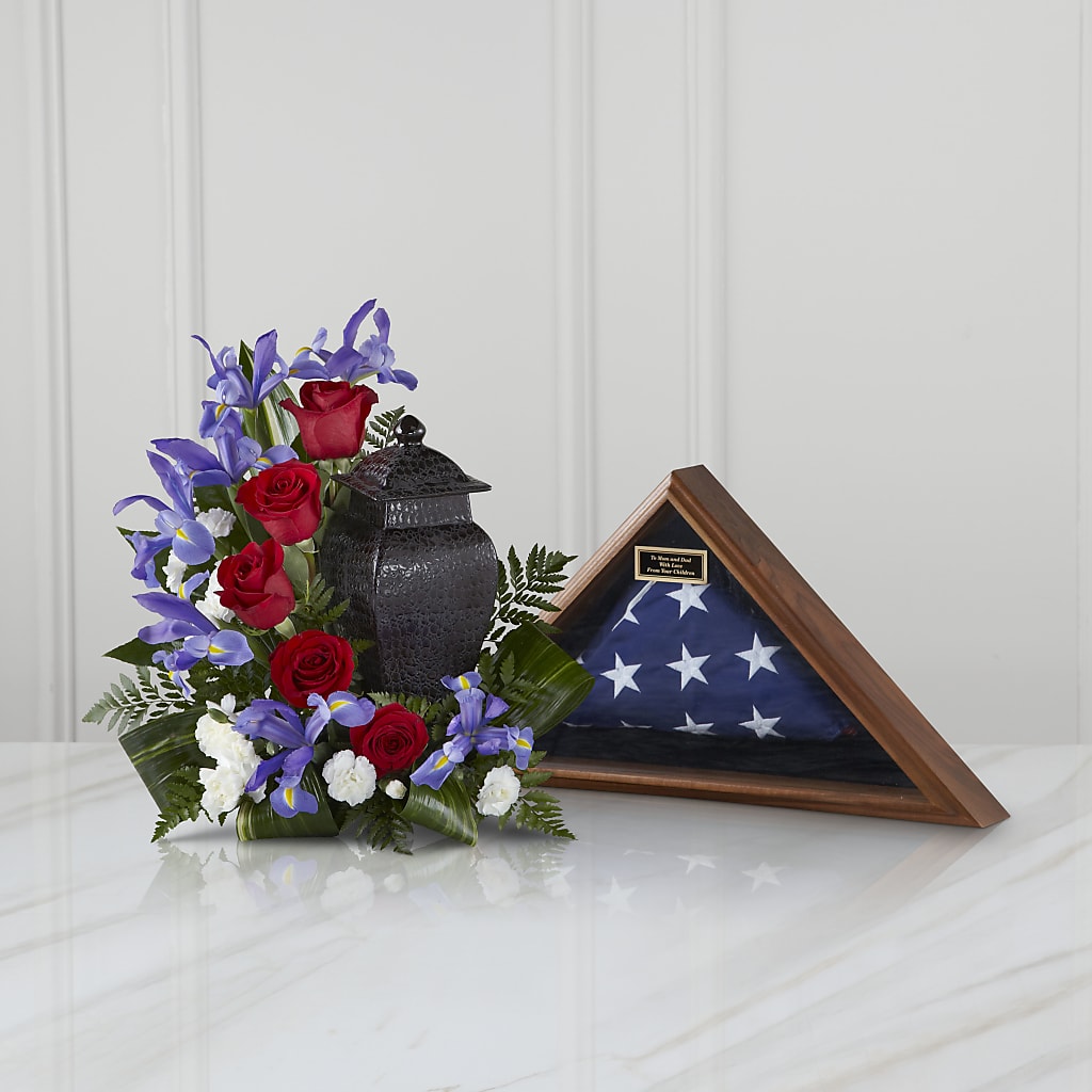 Patriotic Tribute Arrangement – La Maison De Fleur, Pierre Part LA