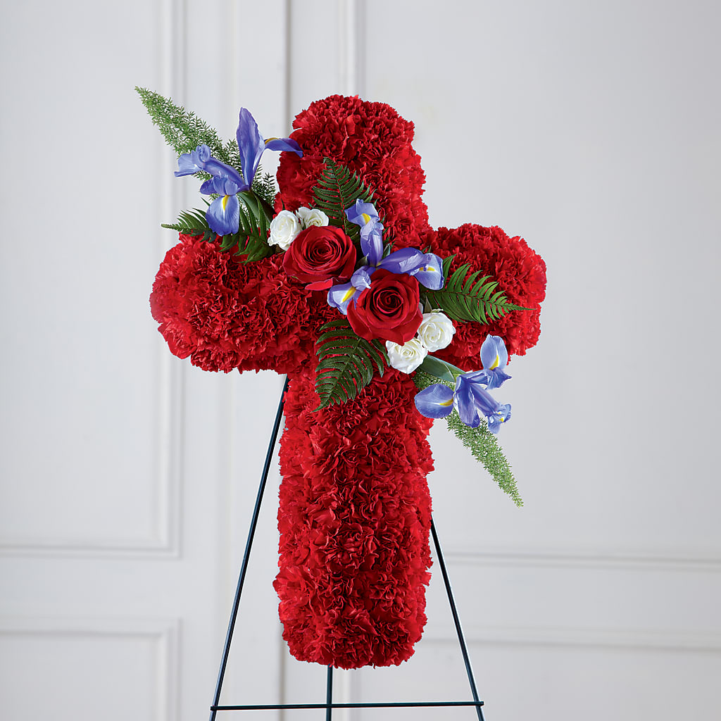 Faithful Hero Floral Cross – La Maison De Fleur, Pierre Part LA