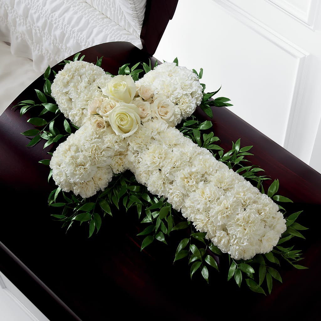 Peaceful Memories Casket Spray (Standard) – La Maison De Fleur, Pierre Part LA