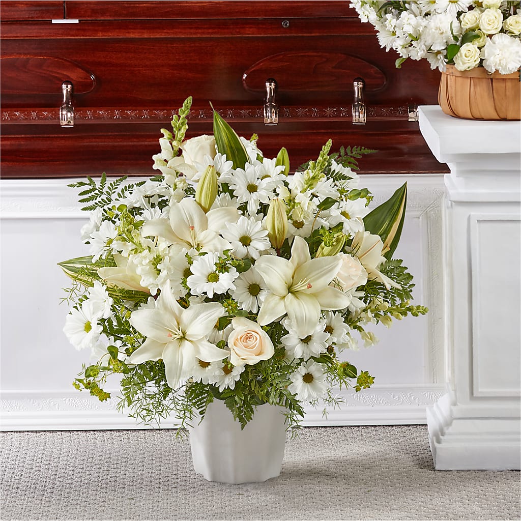 Thoughts of Tranquility Floor Basket – La Maison De Fleur, Pierre Part LA
