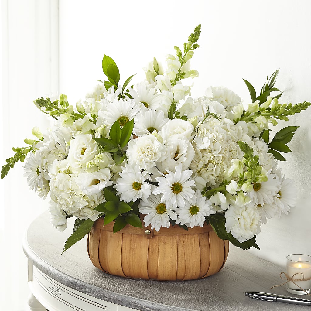 Pure Ivory Basket – La Maison De Fleur, Pierre Part LA