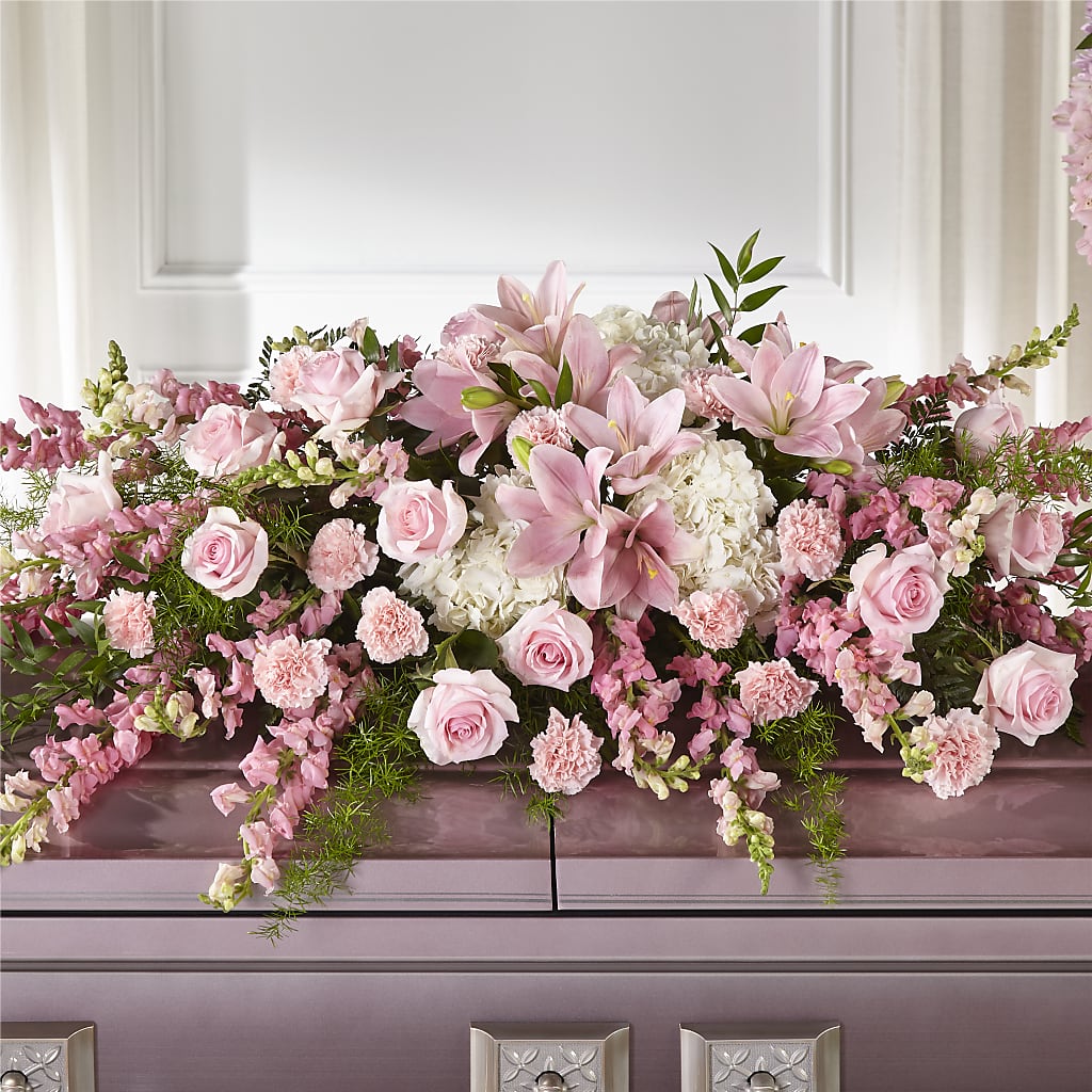 Life & Remembrance Casket Spray – La Maison De Fleur, Pierre Part LA