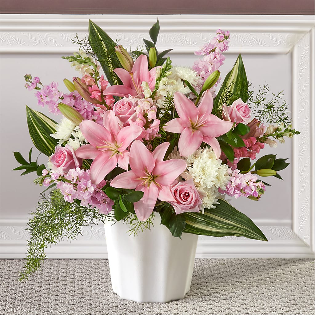 Simply Serene Floor Basket – La Maison De Fleur, Pierre Part LA
