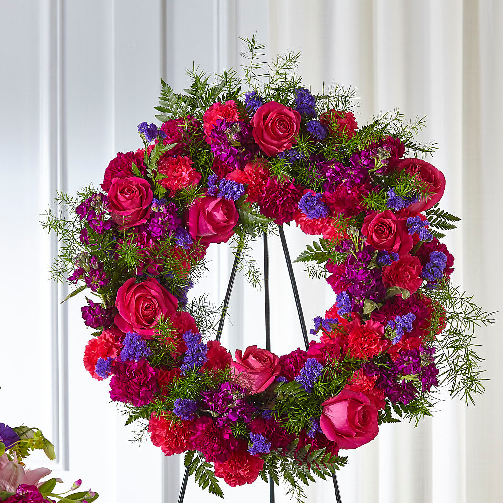 Calming Colors Wreath – La Maison De Fleur, Pierre Part LA