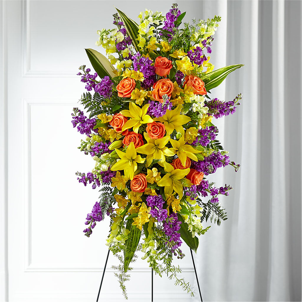 Thoughtful Prayers Standing Spray – La Maison De Fleur, Pierre Part LA
