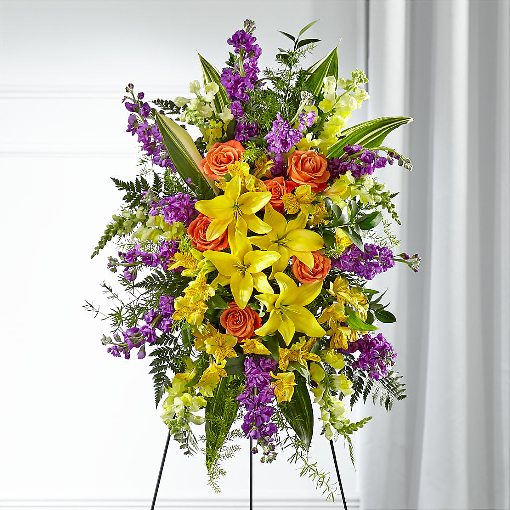 Thoughtful Prayers Standing Spray – La Maison De Fleur, Pierre Part LA