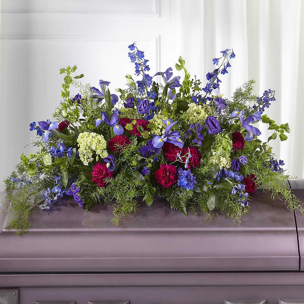 Always Treasured Casket Spray – La Maison De Fleur, Pierre Part LA