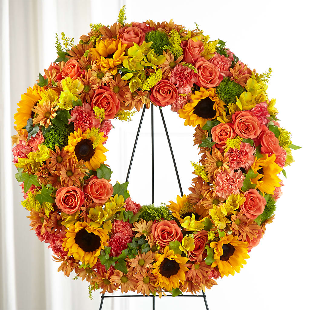 Autumnal Memories Wreath (Standard) – La Maison De Fleur, Pierre Part LA