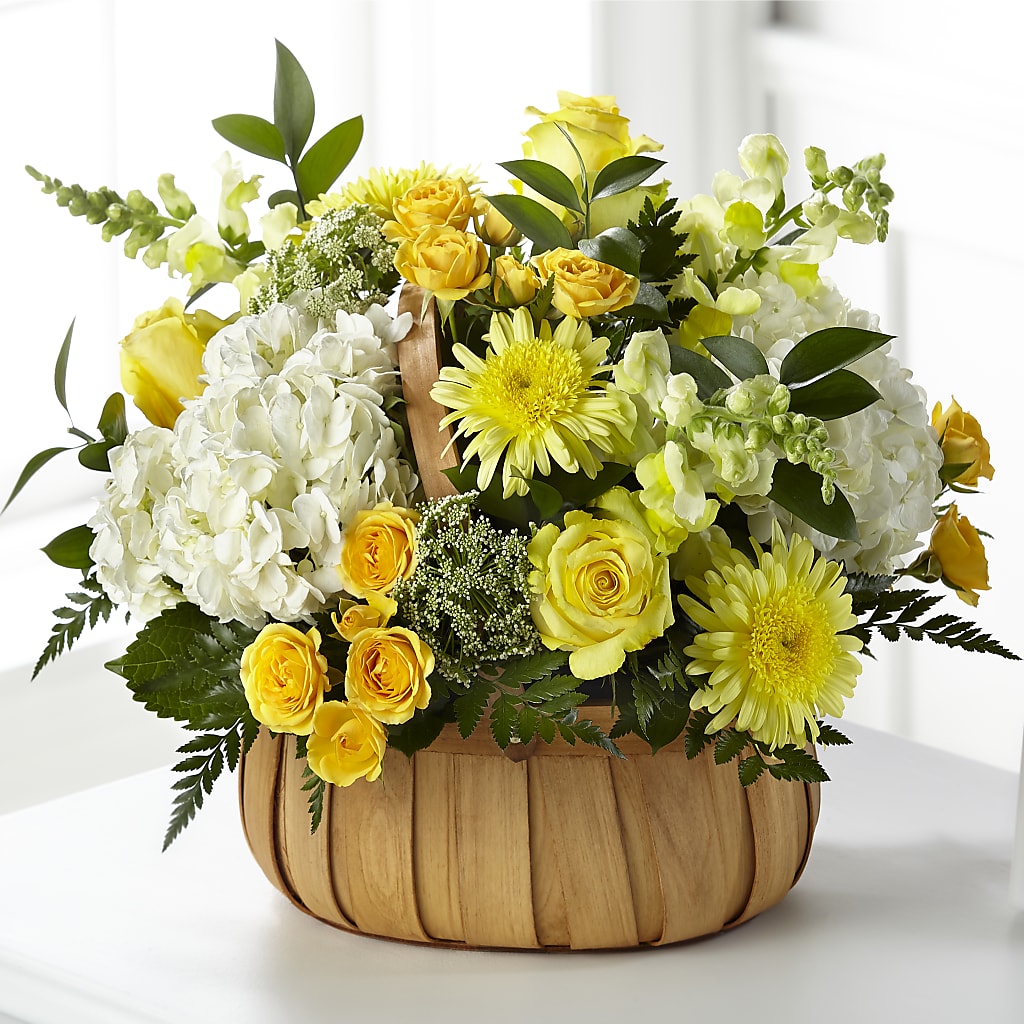 Rustic Remembrance Basket – La Maison De Fleur, Pierre Part LA
