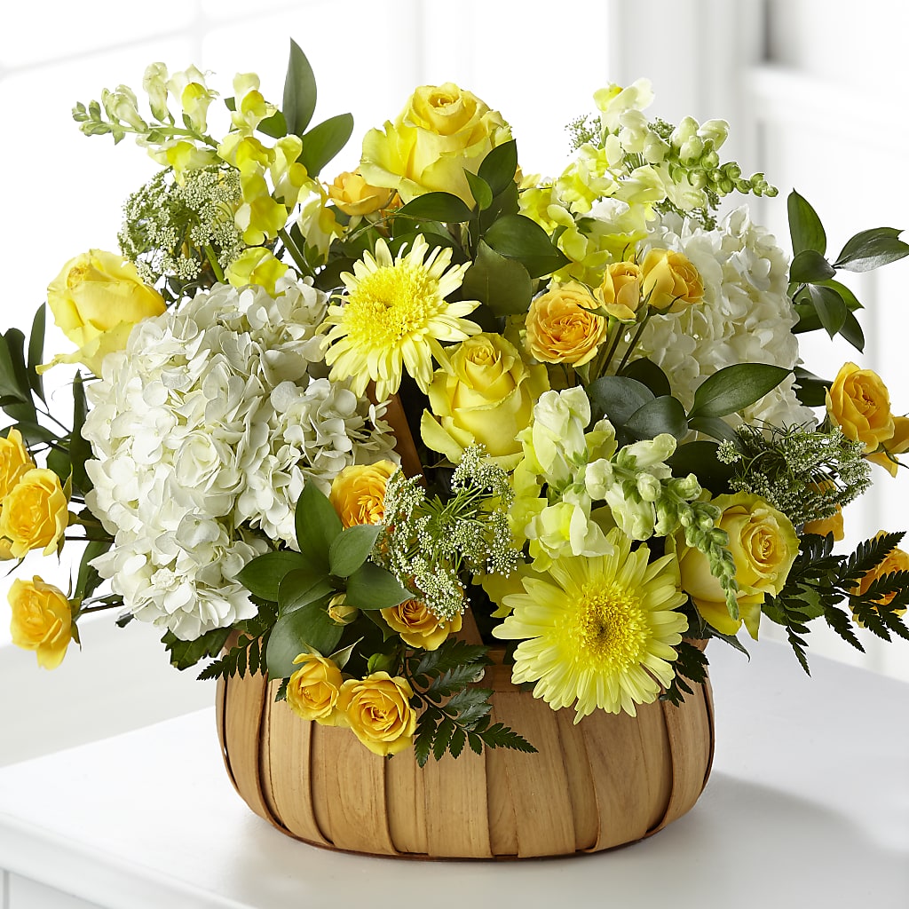 Rustic Remembrance Basket – La Maison De Fleur, Pierre Part LA