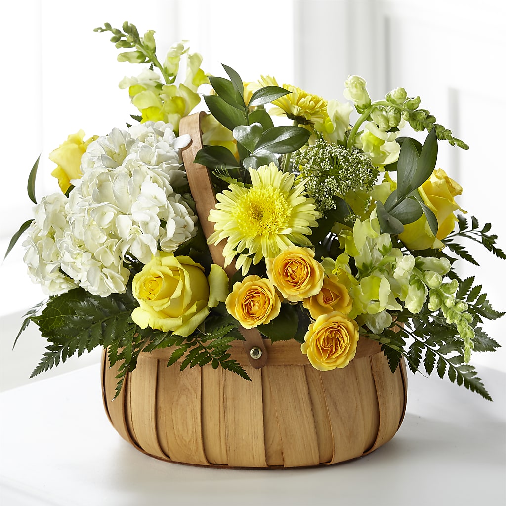 Rustic Remembrance Basket – La Maison De Fleur, Pierre Part LA