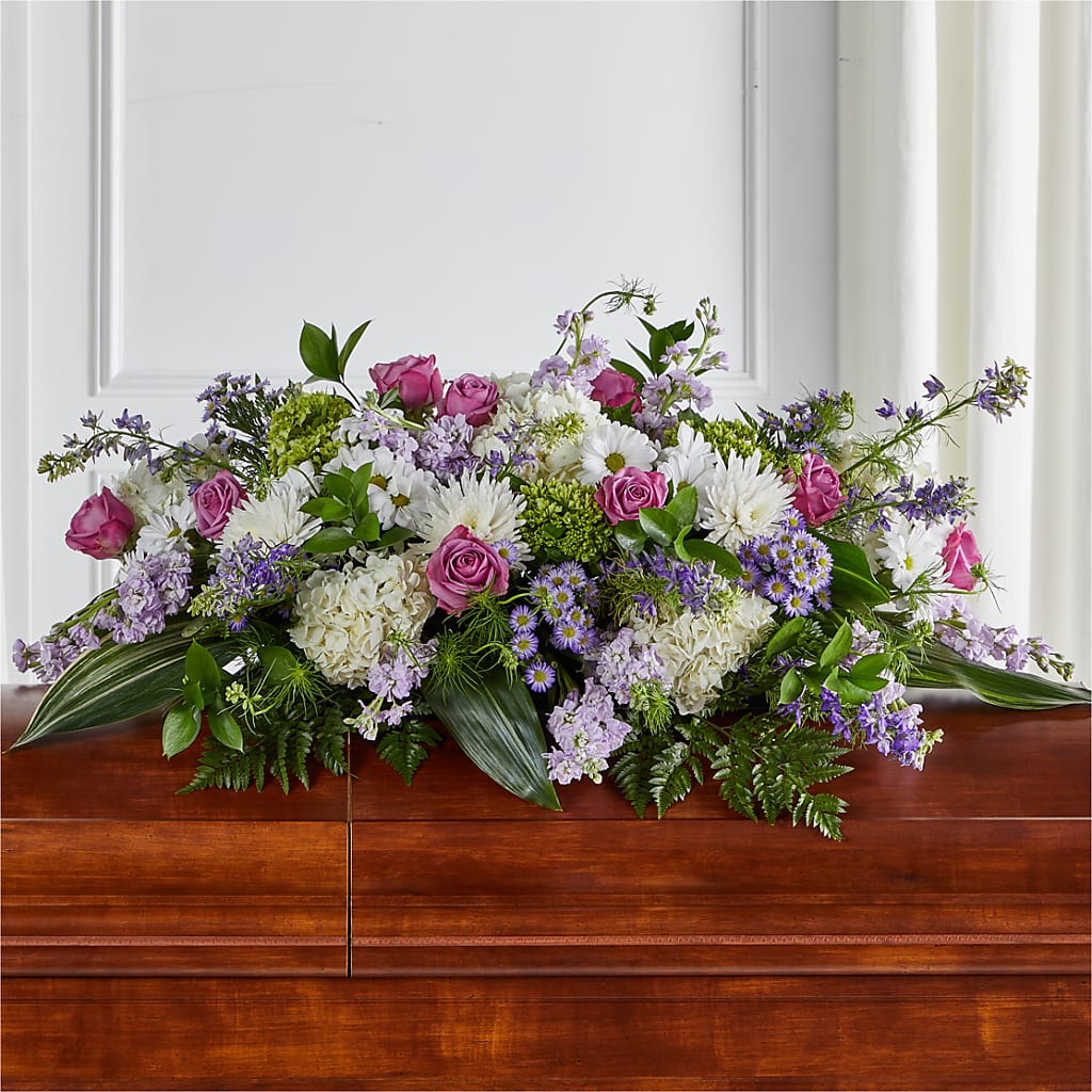Meadows of Serenity Casket Spray – La Maison De Fleur, Pierre Part LA