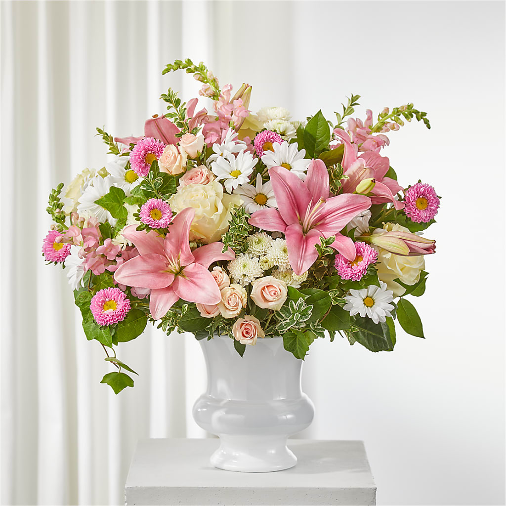 Empathetic Blooms Urn Arrangement – La Maison De Fleur, Pierre Part LA