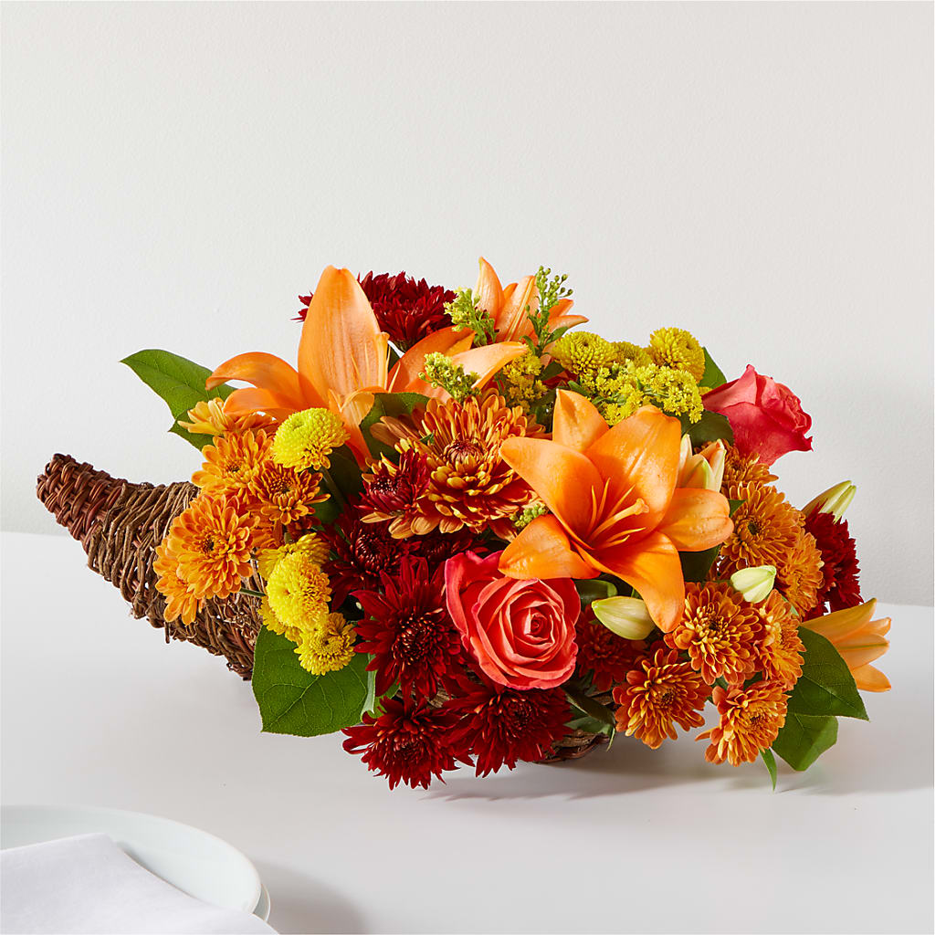 Bouquet of Blessings Cornucopia – La Maison De Fleur, Pierre Part LA