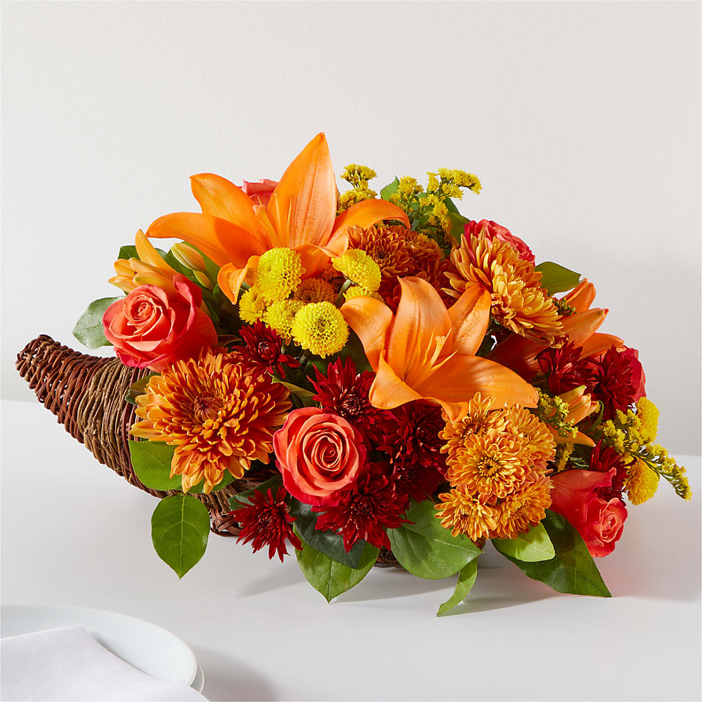 Bouquet of Blessings Cornucopia – La Maison De Fleur, Pierre Part LA
