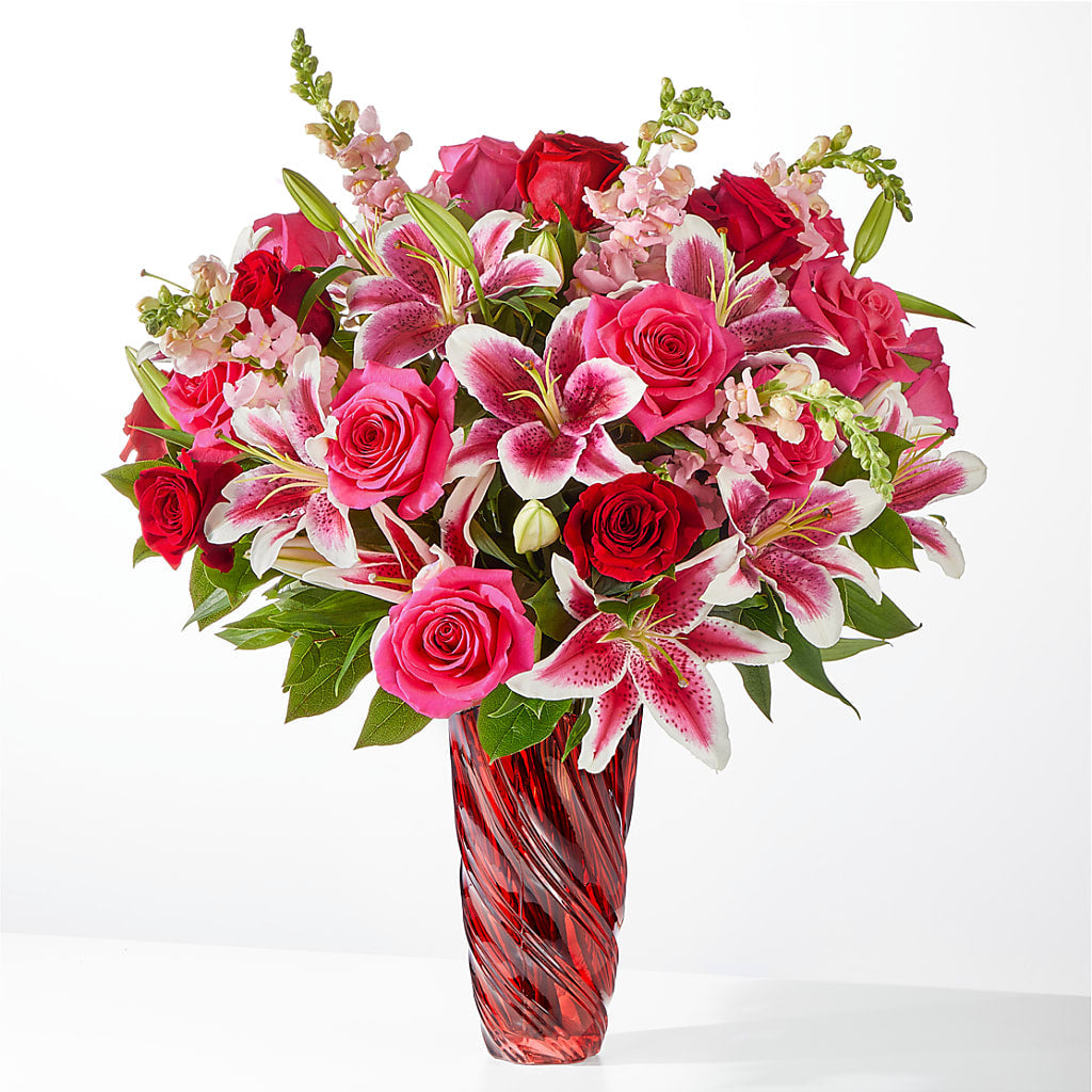 Always You Bouquet with Luxe Swirl Vase – La Maison De Fleur, Pierre Part LA