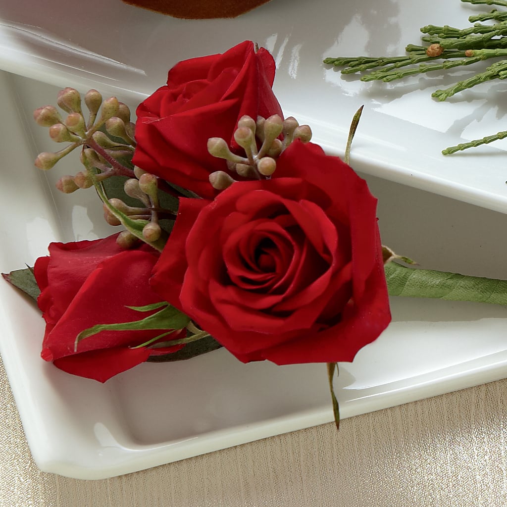 Red Spray Rose Boutonniere – La Maison De Fleur, Pierre Part LA