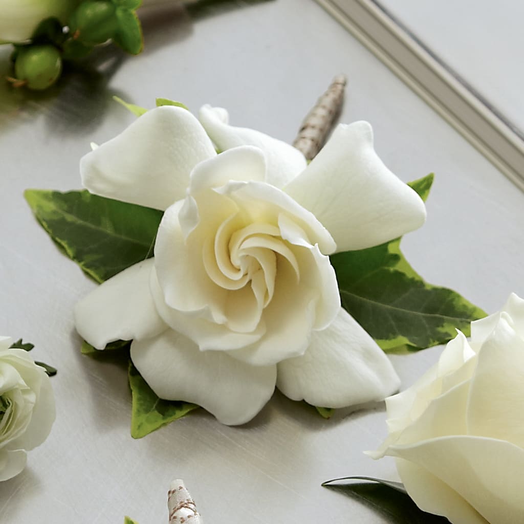 Gardenia Boutonniere – La Maison De Fleur, Pierre Part LA
