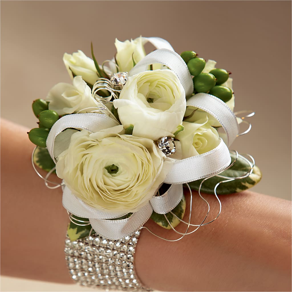 White Wedding Corsage – La Maison De Fleur, Pierre Part LA