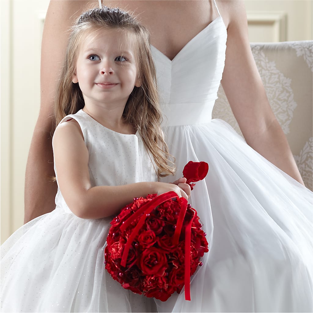 Pure at Heart Flower Girl Arrangement – La Maison De Fleur, Pierre Part LA