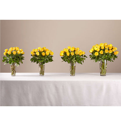 Long Stem Yellow Rose Bouquet –  La Maison De Fleur, Pierre Part LA