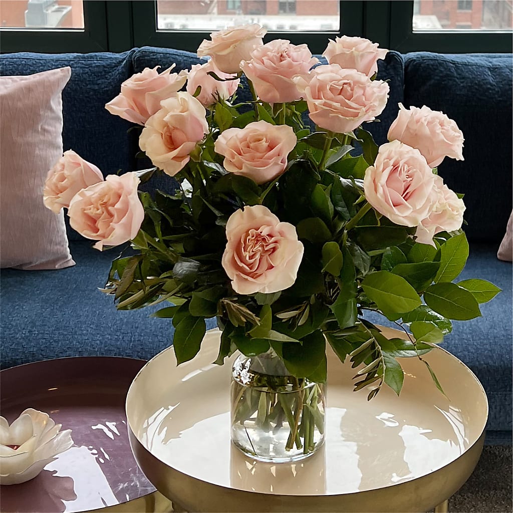 Long Stem Pink Rose Bouquet –  La Maison De Fleur, Pierre Part LA