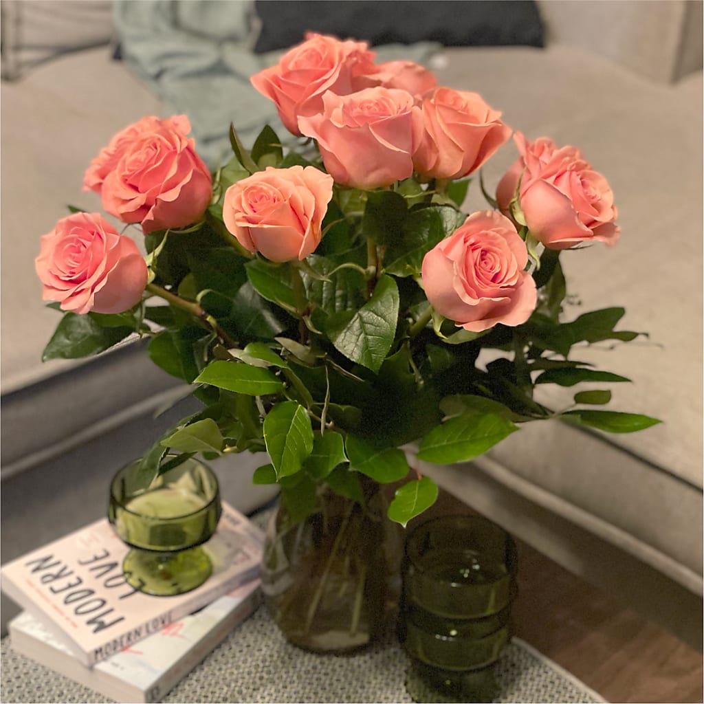Long Stem Pink Rose Bouquet –  La Maison De Fleur, Pierre Part LA