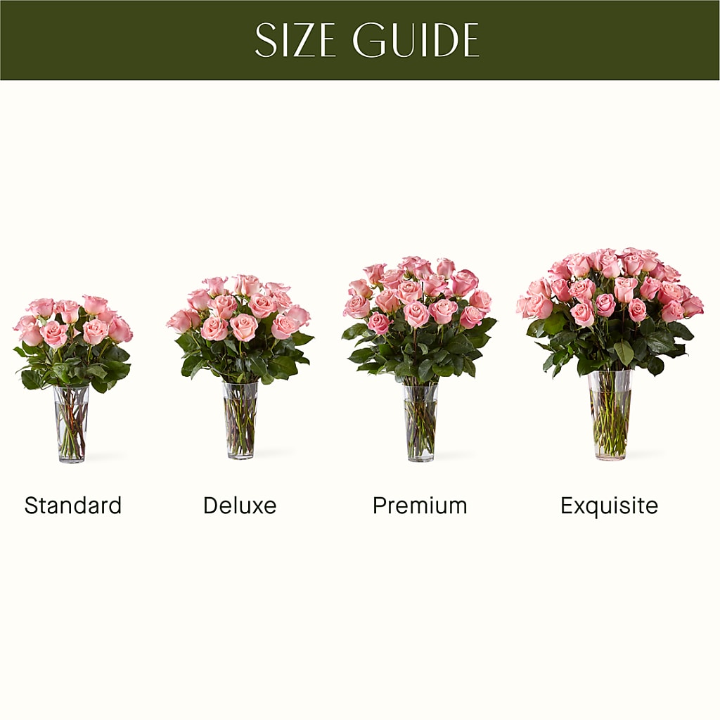Long Stem Pink Rose Bouquet –  La Maison De Fleur, Pierre Part LA