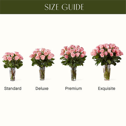Long Stem Pink Rose Bouquet –  La Maison De Fleur, Pierre Part LA