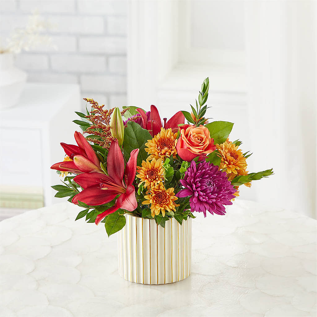 Burgundy Landscape Bouquet –  La Maison De Fleur, Pierre Part LA