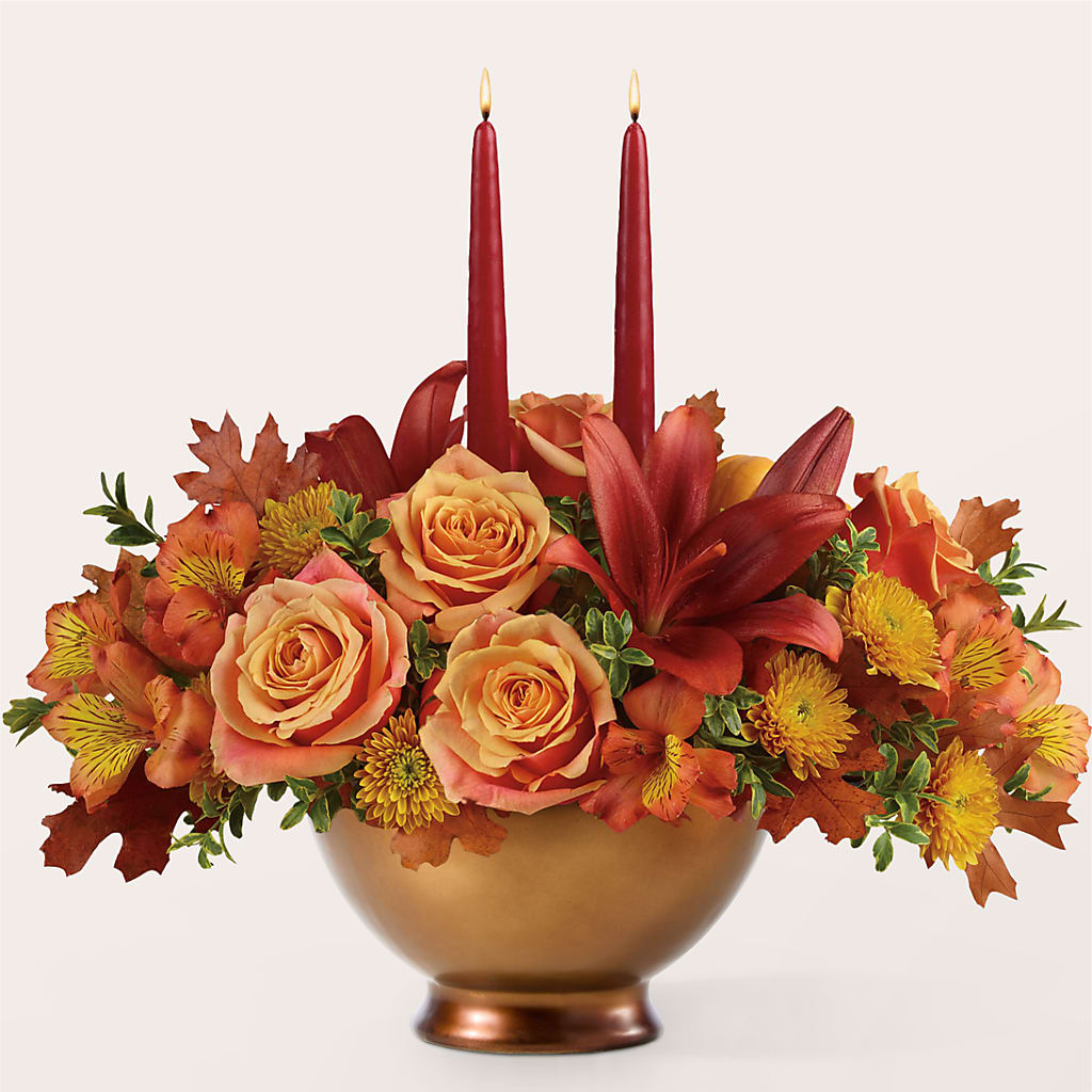 Harvest Table Centerpiece –  La Maison De Fleur, Pierre Part LA