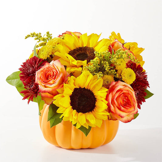 Golden Gourd Pumpkin Bouquet –  La Maison De Fleur, Pierre Part LA