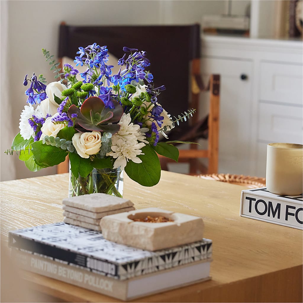 Cerulean Waves Bouquet –  La Maison De Fleur, Pierre Part LA