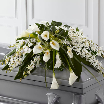 Angel Wings Casket Spray –  La Maison De Fleur, Pierre Part LA