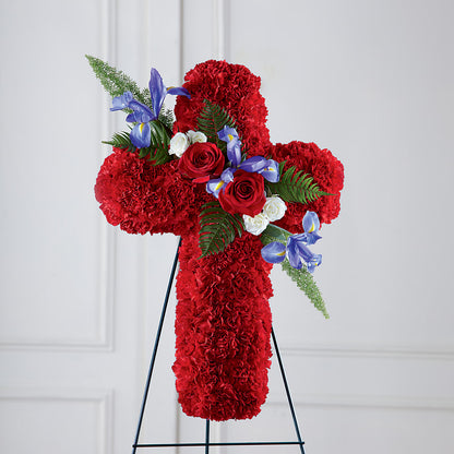 Faithful Hero Floral Cross –  La Maison De Fleur, Pierre Part LA