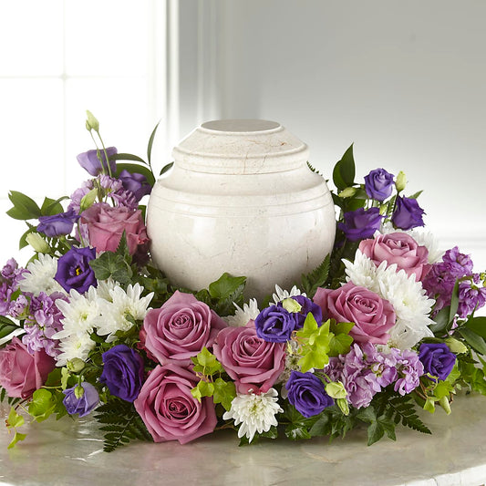 Blooming Sympathy Cremation Adornment –  La Maison De Fleur, Pierre Part LA