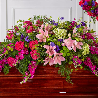 Radiant Tribute Casket Spray –  La Maison De Fleur, Pierre Part LA