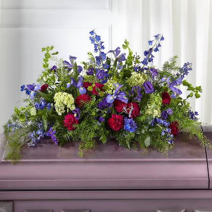 Always Treasured Casket Spray –  La Maison De Fleur, Pierre Part LA