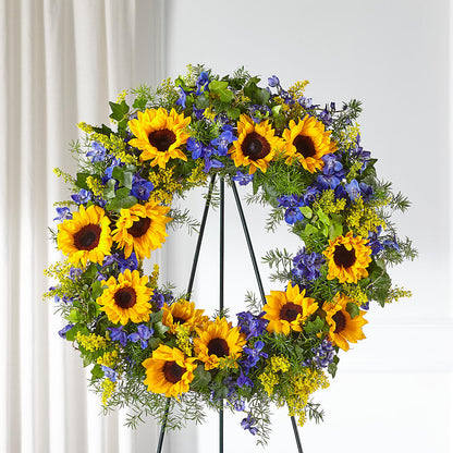 Bright Rays Wreath –  La Maison De Fleur, Pierre Part LA