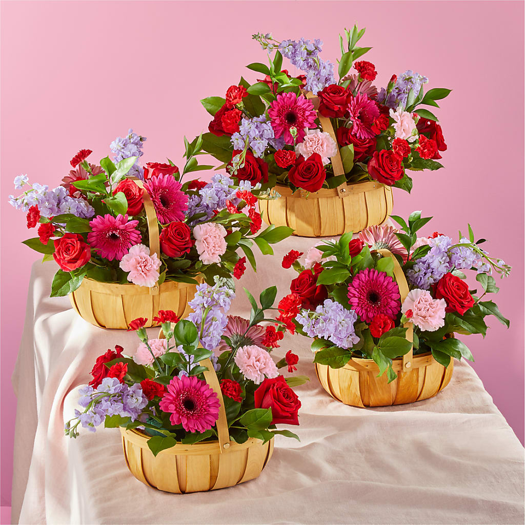 Pink Picnic Basket –  La Maison De Fleur, Pierre Part LA